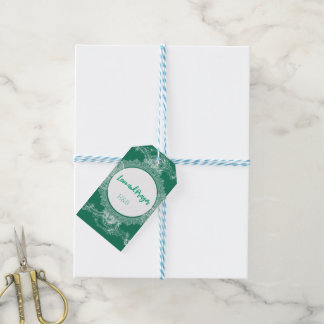 Étiquettes-cadeau Nice Love Green Sticker
