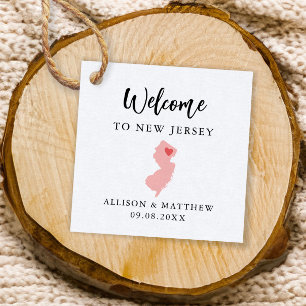 Étiquettes Cadeau N'importe quel sac de bienvenue Mariage New Jersey