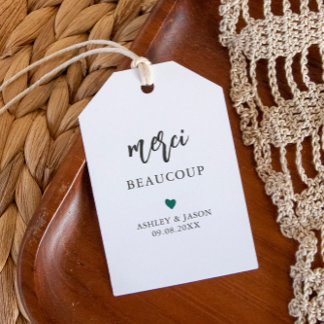 Étiquettes-cadeau N'importe quelle couleur Merci Beaucoup Tag, Merci