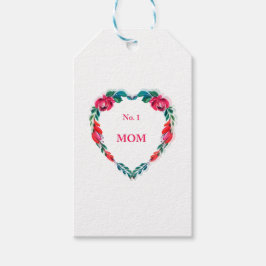 Étiquettes-cadeau No. 1 Mum Mère's Day citation
