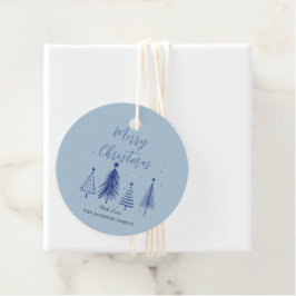 Étiquettes Cadeau Noël Arbre vectoriel Joyeux Noël