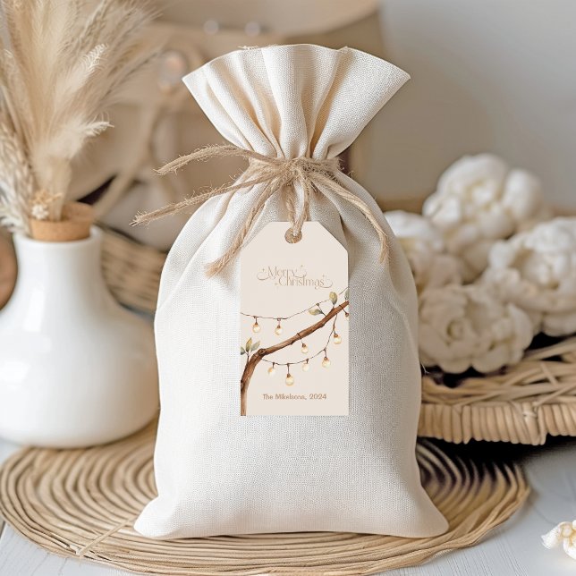 Étiquettes-cadeau Noël botanique russe (Créateur téléchargé)