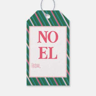 Étiquettes-cadeau Noël chrétien réversible mignon