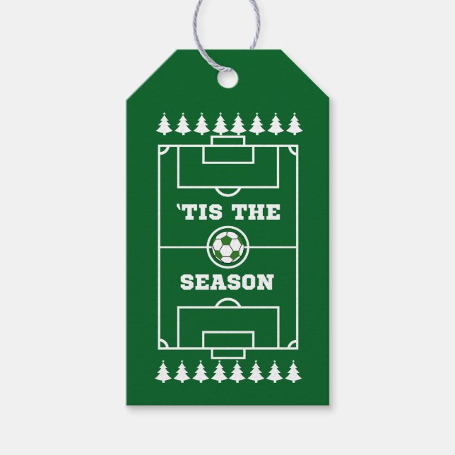 ÉTIQUETTES-CADEAU NOËL DE FOOTBALL DE FOOTBALL DE FOOTBALL (Devant)
