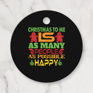 Étiquettes Cadeau Noël de Noël de Noël pour moi