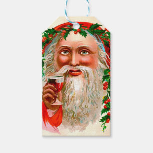 Étiquettes-cadeau Noël Déplaisant Père Noël