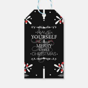 Étiquettes-cadeau Noël Faites-vous...Baies Rouges Fêtes