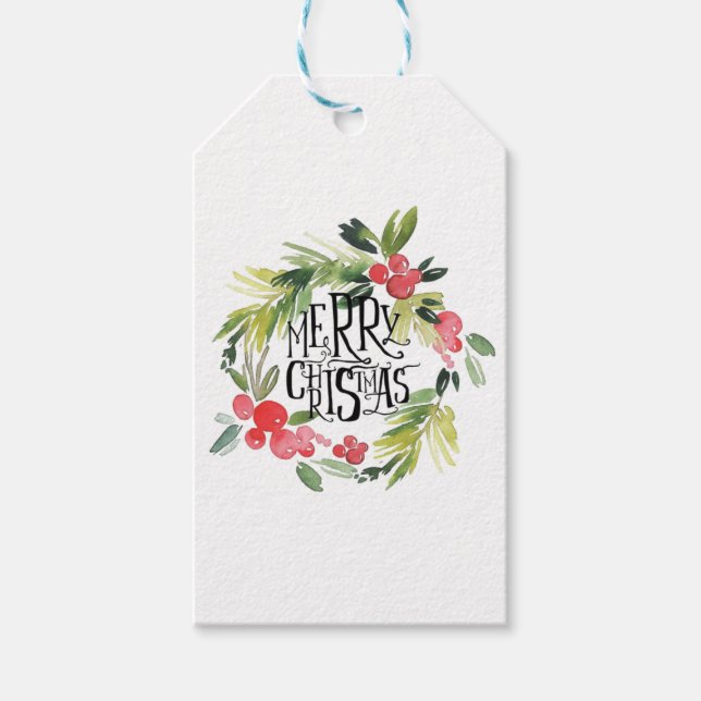 Étiquettes-cadeau Noël, Fêtes, Décorations, Célébration (Devant)