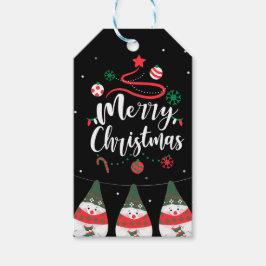 Étiquettes-cadeau Noël Jingle Bells Joyeuse Salutations Collection