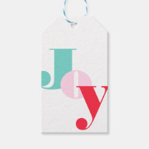 Noël Joie typographie Balises cadeaux