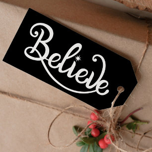 Étiquettes-cadeau Noël personnalisé minimaliste moderne