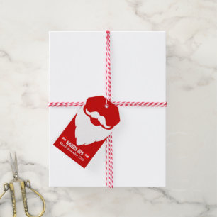 Étiquettes-cadeau Noël remet outre de l'étiquette graphique de