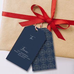 Étiquettes-cadeau Noël Vacances Elégante Paix Joie Amour Simple