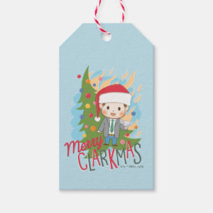 Étiquettes-cadeau Noël vacances Joyeux Clarkmas