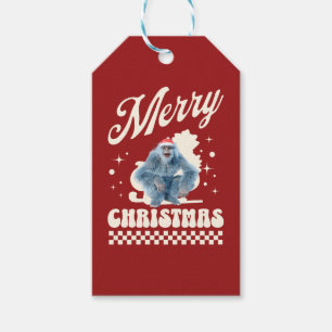 Étiquettes-cadeau Noël Yéti drôle humour des Fêtes