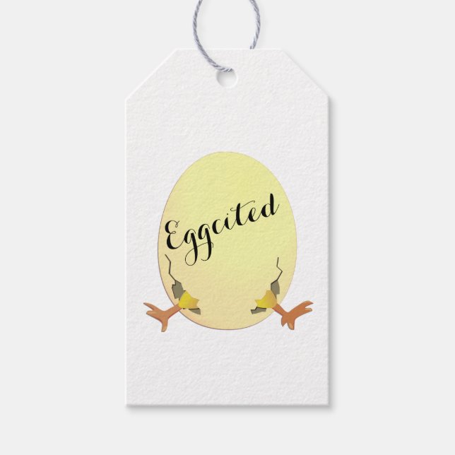 Étiquettes-cadeau Nom de l'engagement / Amusement (Devant)