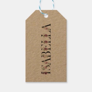 Étiquettes-cadeau Nom Isabella