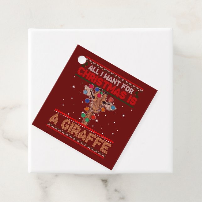 Étiquettes Cadeau nombre (En situation)