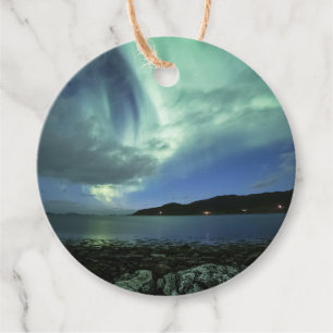 Étiquettes Cadeau Northern Lights Norvège