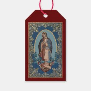 Étiquettes-cadeau Notre-Dame de Guadalupe Vierge Marie Feliz Navidad