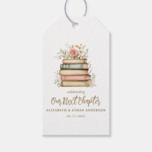 Étiquettes-cadeau Notre prochain chapitre Storybook Baby shower Part