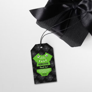 Étiquettes-cadeau "Nous avons créé un monstre" Baby shower Halloween