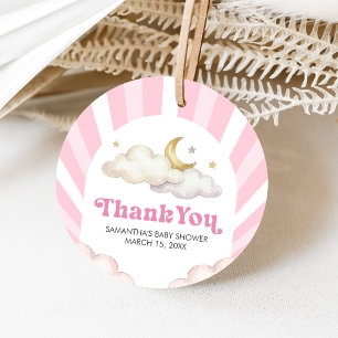 Étiquettes Cadeau Nous sommes au septième ciel Baby Shower