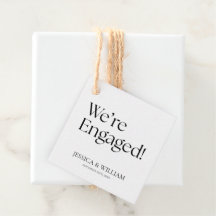 Nous sommes fiancés Fête d'engagement minimaliste
