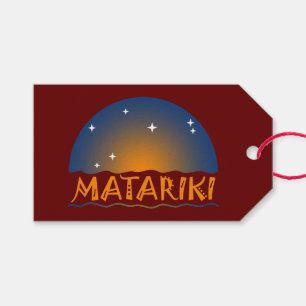 Étiquettes-cadeau Nouvelle-Zélande Sept Soeurs Maori MATARIKI 1b