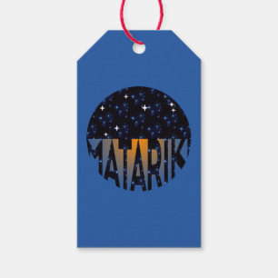 Étiquettes-cadeau Nouvelle-Zélande Sept Soeurs Maori MATARIKI 2c