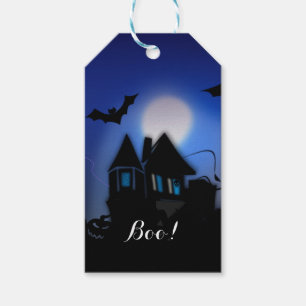 Étiquettes-cadeau Nuit effrayante, Halloween...Bouh !