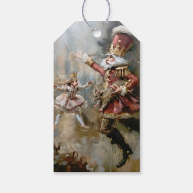 Étiquettes-cadeau Nutcracker - Balises cadeaux (Devant)