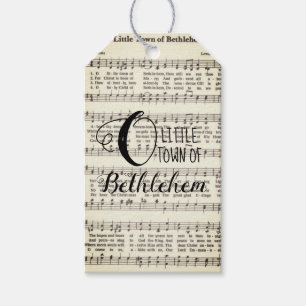 Étiquettes-cadeau O Little Town of Bethlehem