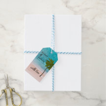 Ocean Beach Palm Tree Wedding Favoriser