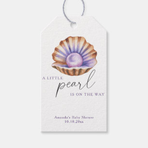 Étiquettes-cadeau Océan Petite Perle Sous La Mer Baby Shower