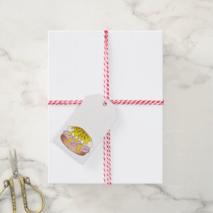 Étiquettes-cadeau Oeufs Benedict Petit Déjeuner Diner Nourriture Foi