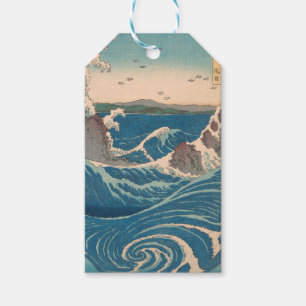 Étiquettes-cadeau Oeuvre japonaise de Naruto Whirlpool