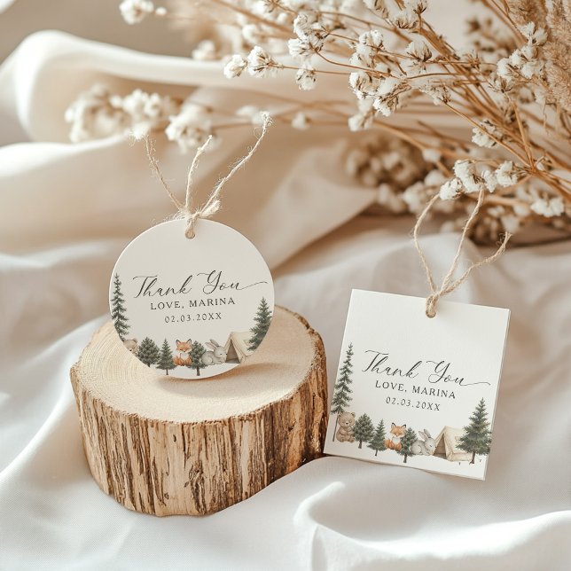 Étiquettes Cadeau Oh boy let the adventure begin baby shower  (oh boy let adventure begin baby shower favor tags)