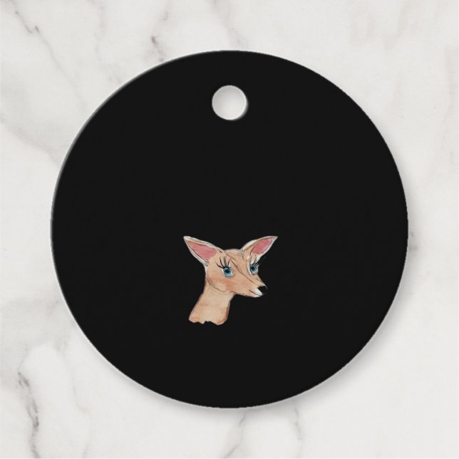 Étiquettes Cadeau Oh Deer Clean Modern  (Devant)