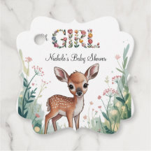 Oh Girl : Petit Cerf Baby shower Fille Fille
