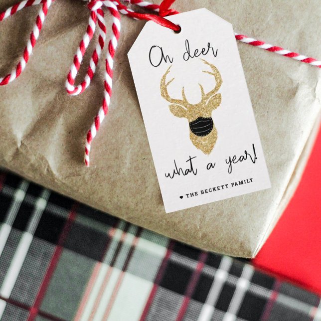 Étiquettes-cadeau Oh Mon Dieu, Quel An ! Fêtes de Noël amusantes (Créateur téléchargé)