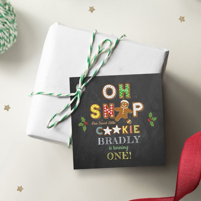 Étiquettes Cadeau Oh, Snap ! Gingerbread Cookie N'importe quel âge A (Créateur téléchargé)