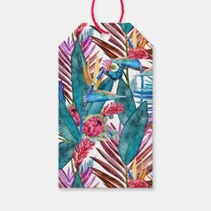 Étiquettes-cadeau Oiseau Tropical Du Paradis