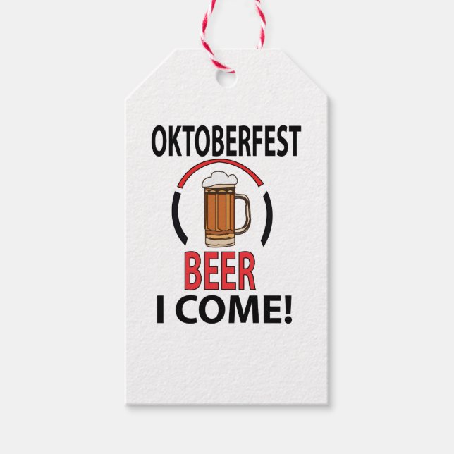 Étiquettes-cadeau Oktoberfest Beer Festival Party Oktoberfest (Devant)