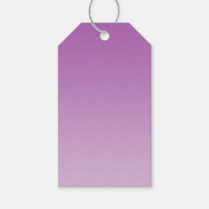 Étiquettes-cadeau Ombre pourpre souple