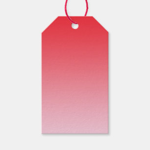 Étiquettes-cadeau Ombre rouge