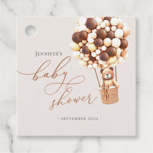 Étiquettes Cadeau On Peut Attendre ! Balises baby shower Favoriser