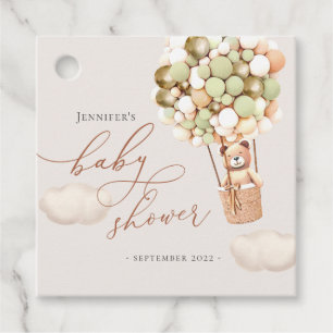 Étiquettes Cadeau On Peut Attendre ! Balises baby shower Favoriser