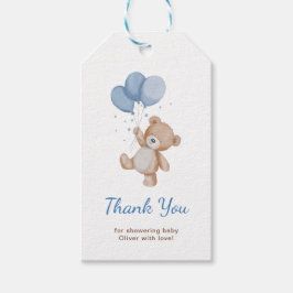 Étiquettes-cadeau On peut attendre le Merci de Baby shower
