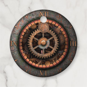 Étiquettes Cadeau Opus Posh Steampunk Gears
